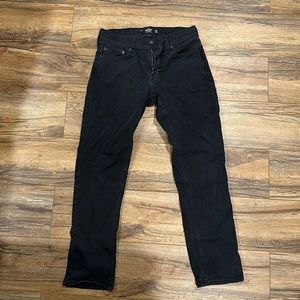 Black hollister Slim straight jeans